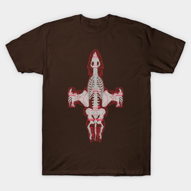 Spaceship Skeletal Survey: Serenity T-Shirt by joshln